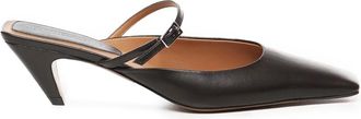 Stella McCartney Zwarte Sandalen met Verstelbare Gespsluiting - Dames - Muiltjes - Zwart - 38 1/2 EU - Schoenen