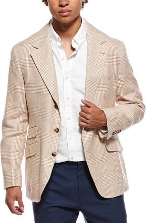 Brunello Cucinelli Linen & Wool-Blend Blazer
