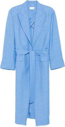 P.A.R.O.S.H. Cappotto con cintura - Blu