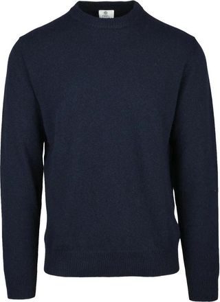 LUIGI BORRELLI NAPOLI Sweater Cashmere Wool Silk - Blue