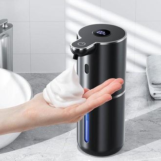 OEM Dispensador Autom&aacute;tico De Espuma, Tipo Espuma, Negro 380 Ml, 6 Niveles De Espuma Y 1200 Mah, Infrarrojo Sin Contacto, Resistente Al Agua Ipx5