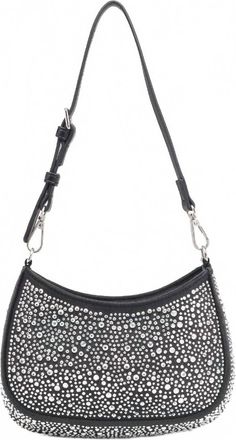 Urban Expression Womens Fantasia Evening Bag In Black Silver
