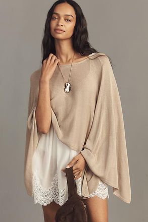 Mare Mare Thin Knit Poncho