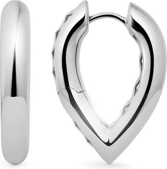 Engelbert 18kt witgouden oorbellen - Zilver