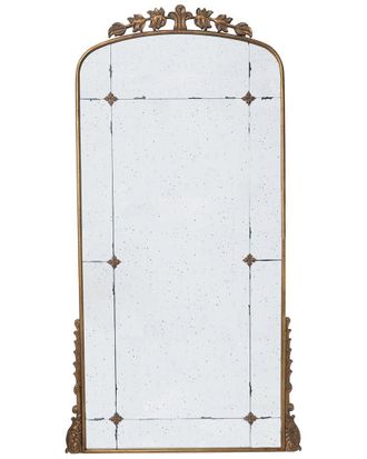 A&B Home Antique Gold Floor Mirror