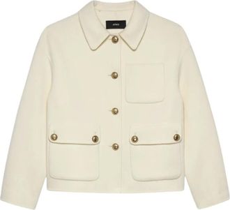 Arma Jassen, Dames, Wit, XL, Hollywood Style Jas in Ecru