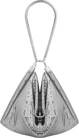 Paco Rabanne Zilveren Chainmail Zak in Zilver - Dames - Handtassen - Grijs - ONE Size - Tassen
