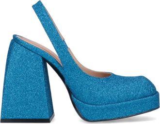 Nodaleto Pumps - Dames - Pumps - Blauw - 39 EU - Leer - Schoenen