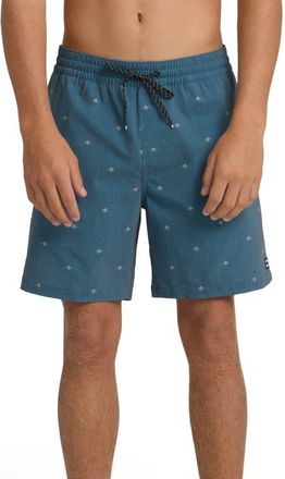 Billabong Good Times Layback Swim Trunks in Real Teal at Nordstrom, Size Xx-Large