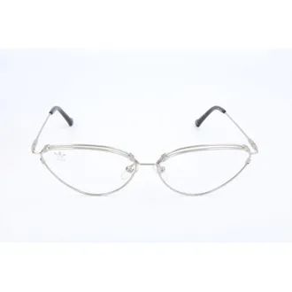 adidas Ladies Silver Tone Geometric Eyeglass Frames AOM012O