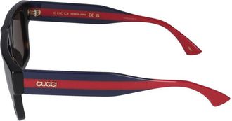 Gucci Mens Gg1868s Sunglasses Black Acetate