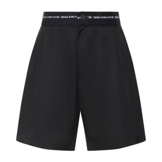 Versace Jeans Couture Casual Shorts, male, Black, Size: XL Pant. Corti Bermuda
