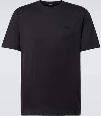 Ermenegildo Zegna T-shirt in jersey di cotone con logo