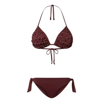 Twinset Bikinis, female, Red, Size: XL Triangle Bikini Set