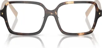 Prada 51mm Pillow Optical Glasses in Havana at Nordstrom