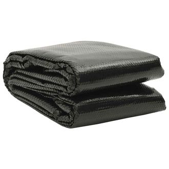 vidaXL Cubierta De Piscina Rectangular Pe Negro 1200x600 Cm Vidaxl