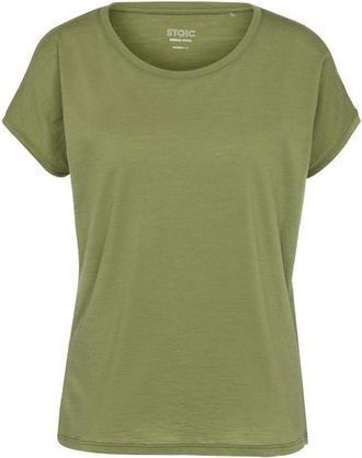 Stoic Merino155 LaholmSt. Loose Shirt Merinoshirt f&uuml;r Damen | oliv