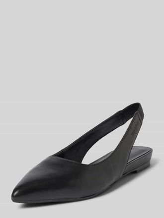 Marc O'Polo Slingbacks aus edlem Rindsleder in Black, Gr&ouml;&szlig;e 39
