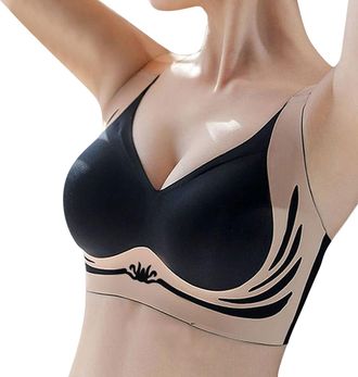 Generic Womens Wireless Bra, Anti-Sagging No Underwire Comfort Underwear Non Wired Seamless T Shirt Sports Bralettes Support Pushup Lifting Breasts Comfortabl