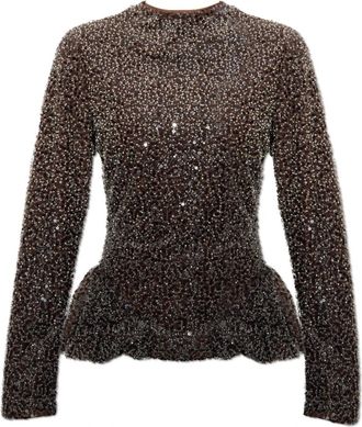 Rotate Mujer, Blusas y Camisas, Marrón, Talla: M