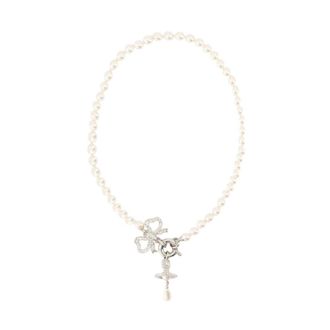Vivienne Westwood Accessoires, Dames, Grijs, ONE Size, Rigoberta Parelsieraad