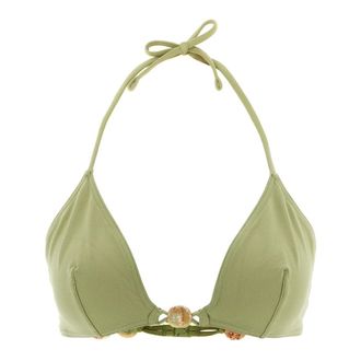 Eres Bikinis, female, Green, Size: S Alva Triangle Bikini Top