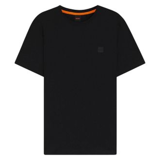 HUGO BOSS Heren Tales Tonaal Logo T-Shirt (Zwart)