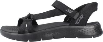 Skechers Flex Sandalen voor Loopcomfort - Dames - Sandalen - Zwart - 38 EU - Schoenen