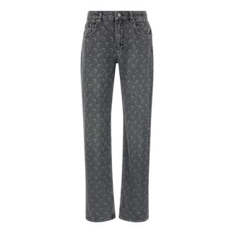 Marine Serre Jeans, Dames, Grijs, S, Jeans