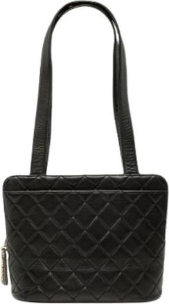 Chanel Pre-owned Shoulder Bag - Dames - Vintage Schoudertas - Zwart - ONE Size - Leer - Vintage