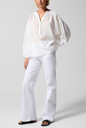 Vanessa Bruno Womens Dompay white jean