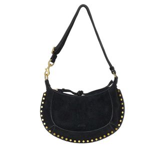 Isabel Marant Suede leather Oskan Moon bag Woman One Size