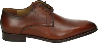 Van Bommel Elegante Business Schoenen in Cognac - Heren - Nette schoenen - Bruin - 43 EU - Leer - Schoenen