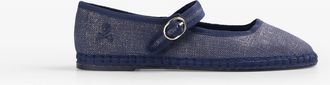 Scalpers Rustic Strap Slipper in Blue at Nordstrom, Size 38