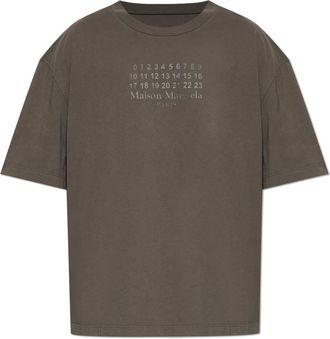 Maison Margiela Hombre, Camisetas, Marrón, Talla: M