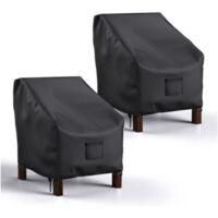 OEM Juego De Dos Fundas Para Sillas De Jard&iacute;n, Funda Protectora Para Silla, Funda Para Sill&oacute;n De Jard&iacute;n Exterior, Funda Para Silla De Tela Oxford 2100d, I