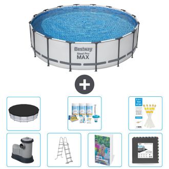 Bestway Piscina Bestway Steel Pro Max Redonda - 488x122 Cm - 8-piezas S581