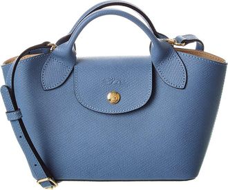 Longchamp &Eacute;pure Leather Mini Satchel