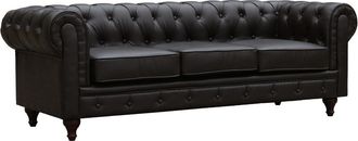 Habitat et Jardin Sof&aacute; Chesterfield aliza 3 Plazas - Marron