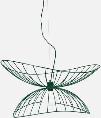 Globen Lighting Flexible Design Pendellampe Ray &oslash; 70 cm - Gr&uuml;n matt