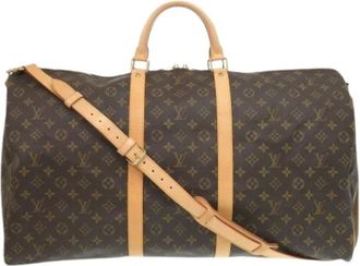 Louis Vuitton Pre-owned Weekend Bags, male, Brown, Size: ONE SIZE Pre-owned Keepall Bandoulière 60