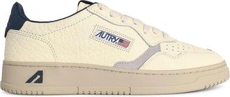 Autry Medalist Low Ivory White Leather Sneakers