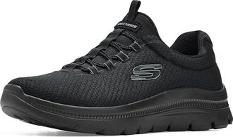 Skechers Summits Plus Summer Haze Womens Shoes Black : 10.5 B - Medium, Textile