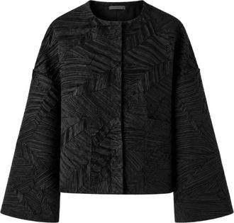 Meimeij Girocollo Jas - Dames - Zomerjassen - Zwart - S - Polyester - Jassen