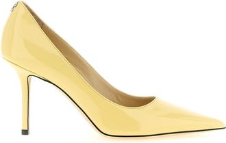 Jimmy Choo London Yellow Pointed Toe Heels