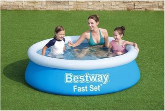 Trade Shop Trade Shop - Piscina Fuori Terra Fast Set Da 183 X 51 Cm Gonfiabile Per Bambini 940 Lt 57392
