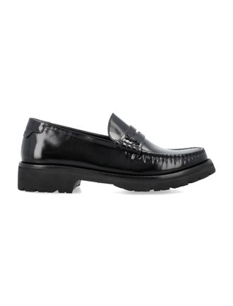Saint Laurent Flache Schuhe Schwarz