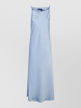 Polo Ralph Lauren midi slip dress sleeveless v neckline