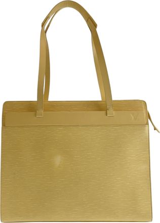 Louis Vuitton Yellow Epi Leather Shoulder Bag Tote Bag (Pre-Owned)