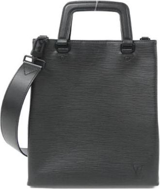 Louis Vuitton Pre-owned Epi Sac Plat Fold Leather Bag - Heren - Vintage Handtas - Zwart - ONE Size - Leer - Vintage